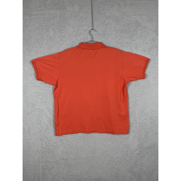 Lacoste Polo Collared Shirt Short Sleeve Logo Classic Fit Coral FR 6 / US XL - Picture 8 of 8